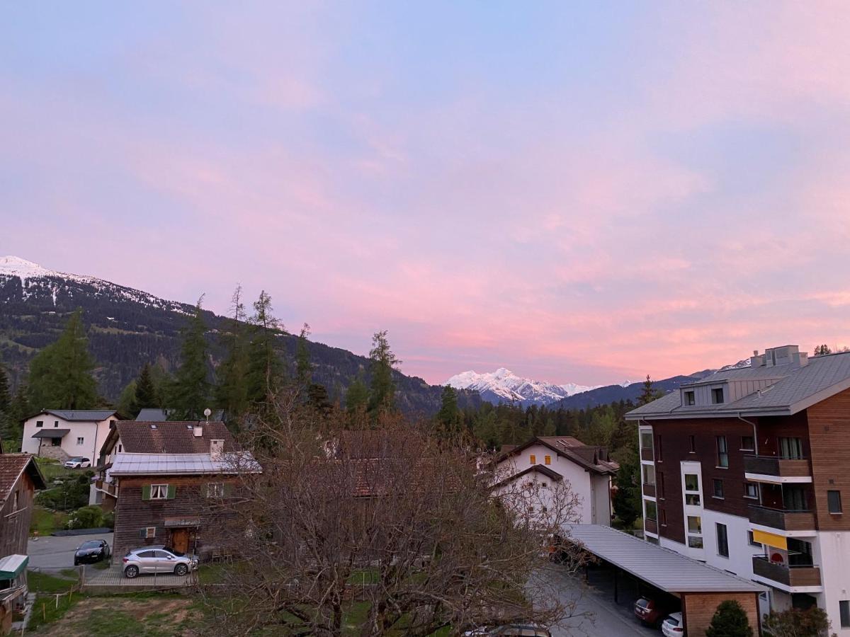 Moderne Ferienwohnung In Laax - Modern Apartment In Laax Exteriör bild